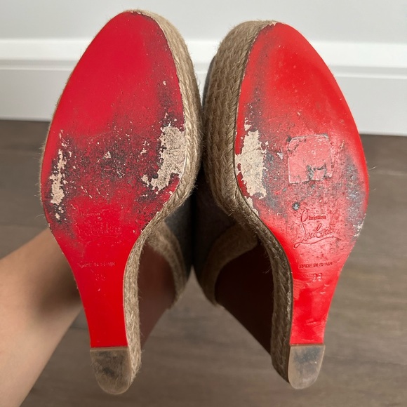 Christian Louboutin high heeled Espadrilles, Size 39 - Picture 3 of 8